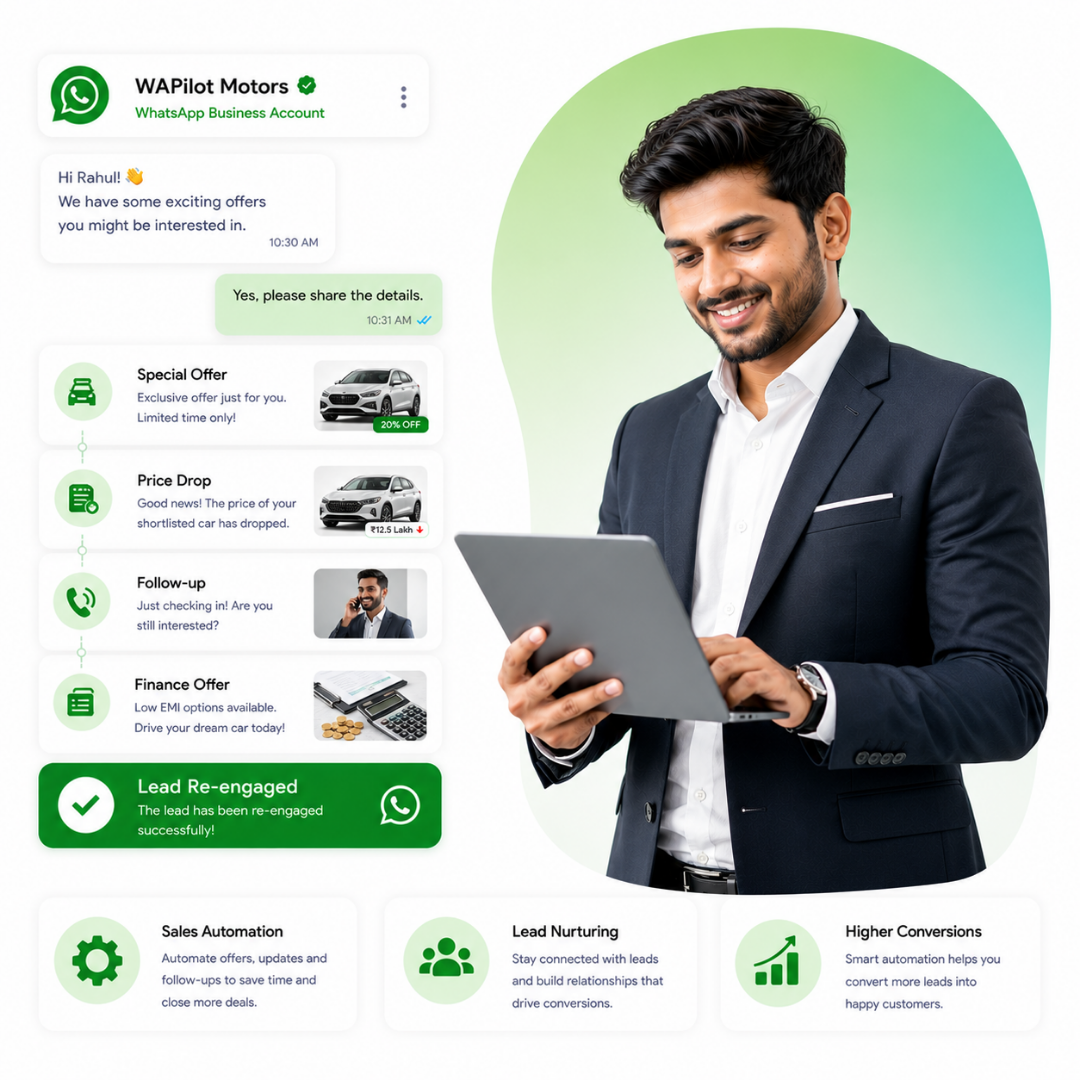 Lost sales recovery automation for car dealers