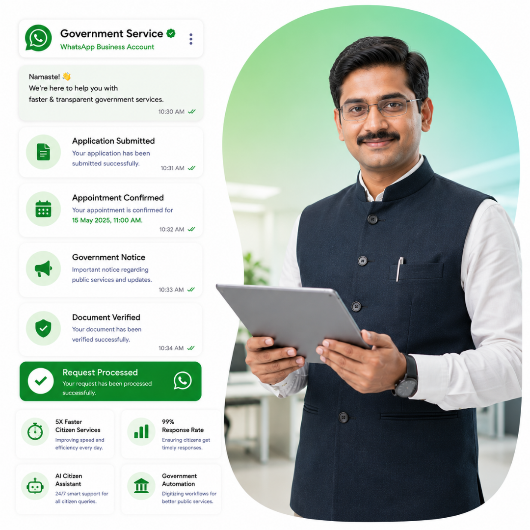 WhatsApp Business API for government and public services