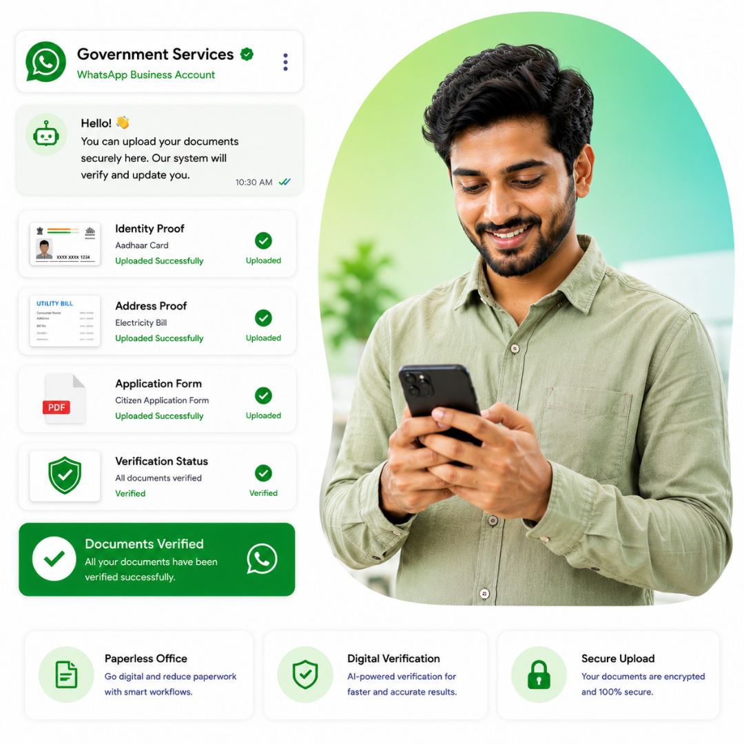 Government document collection on WhatsApp