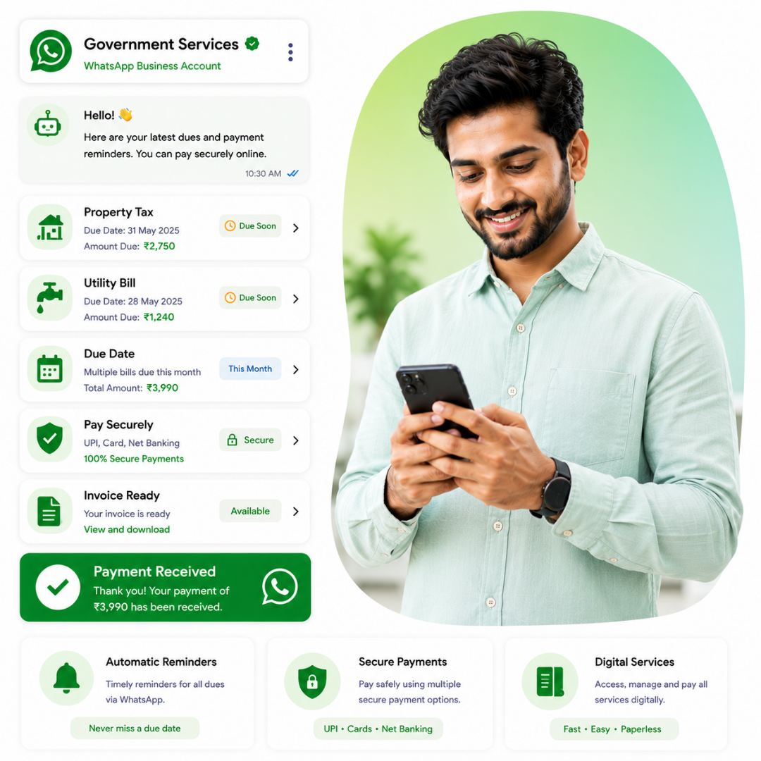 Government tax and bill payment reminders